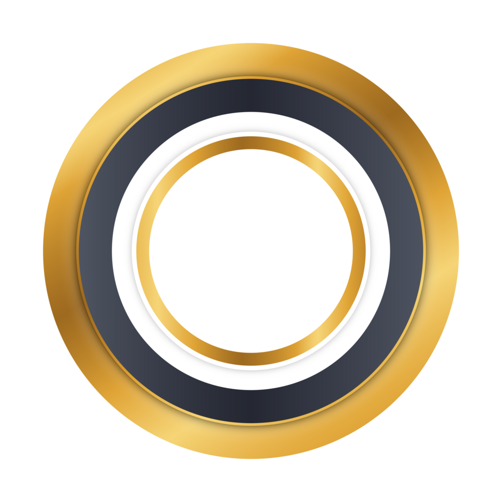 luxury circle frame png