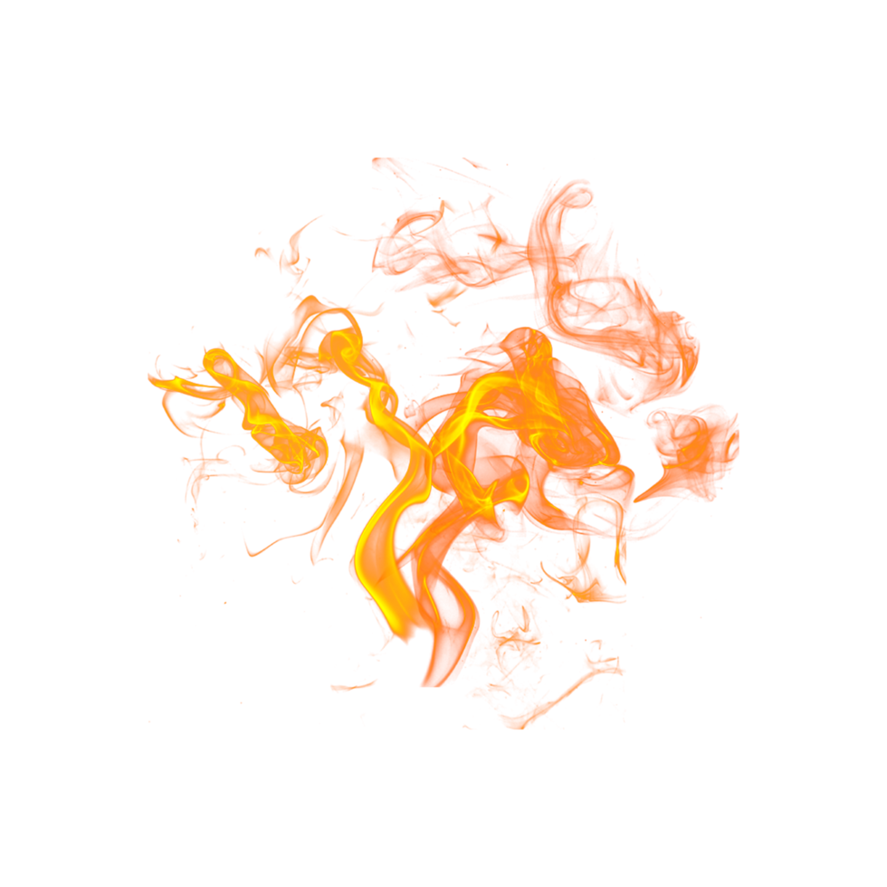 Feu flamme transparent png