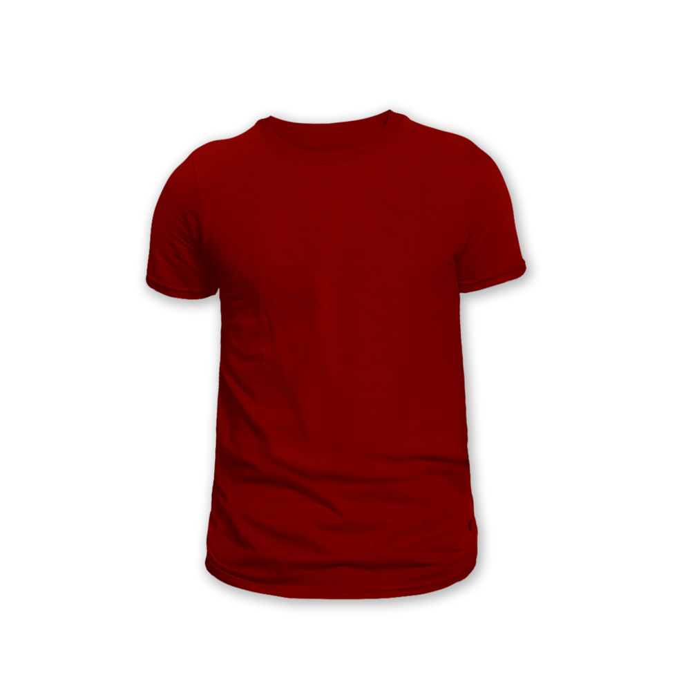 red Isolated t-shirt png