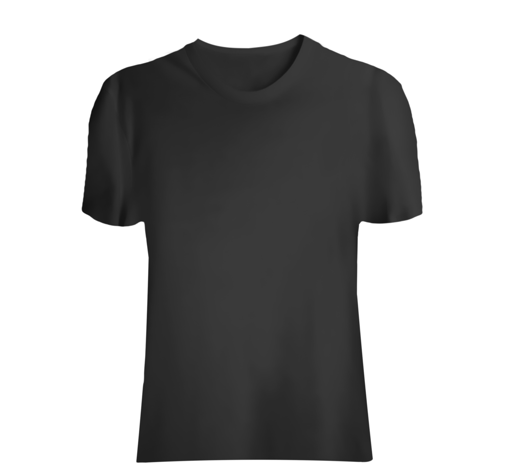 camiseta preta png