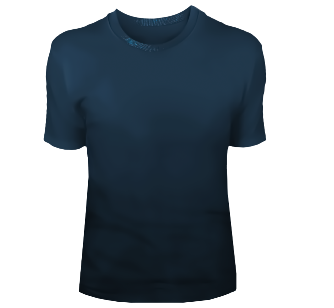 isoliert schwarz T-Shirt png