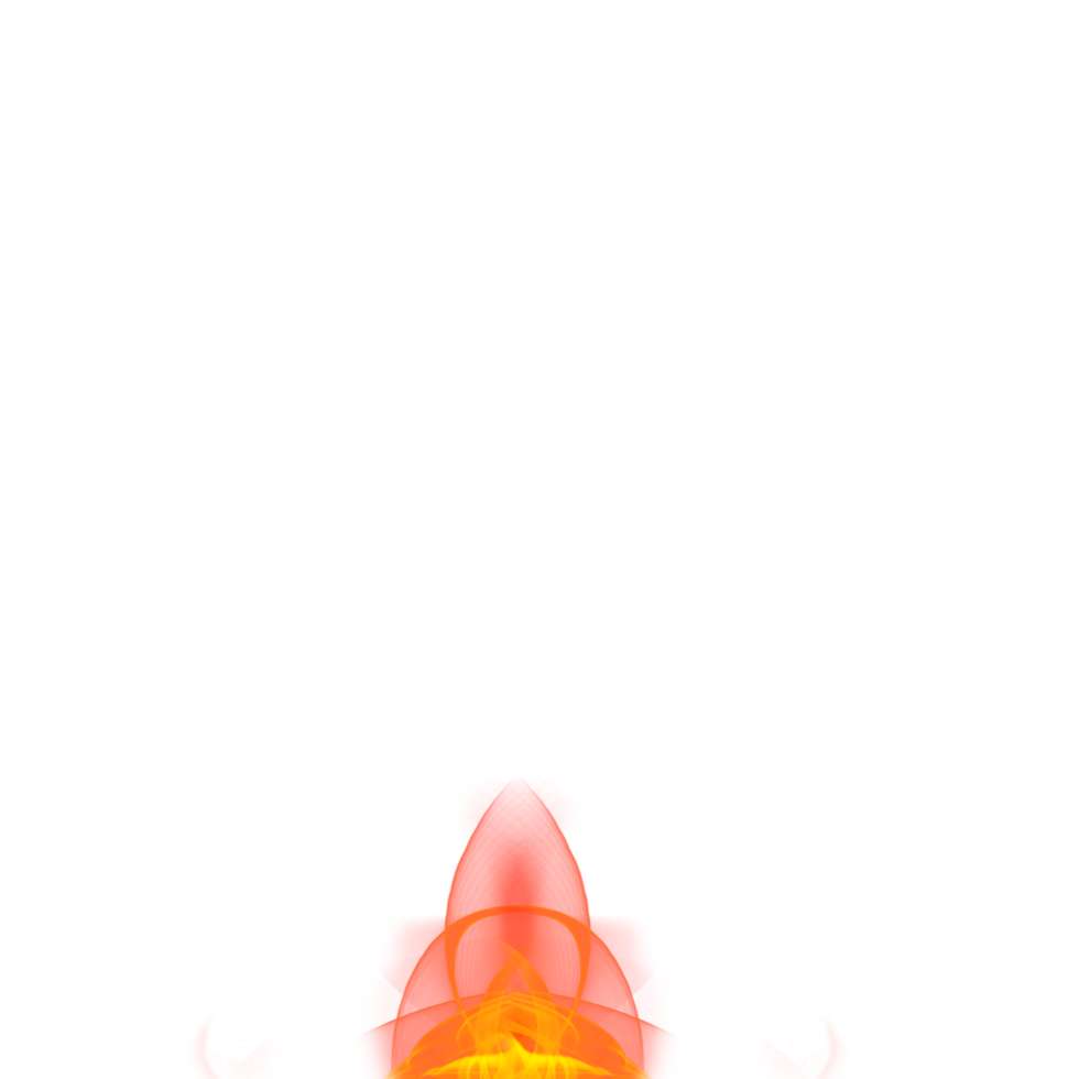 realistic transparent fire flame png