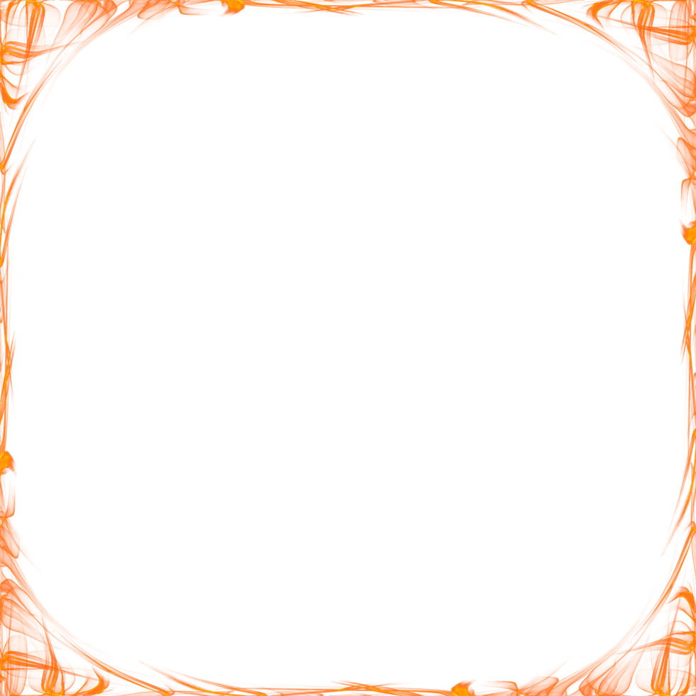 transparent fire flame frame png