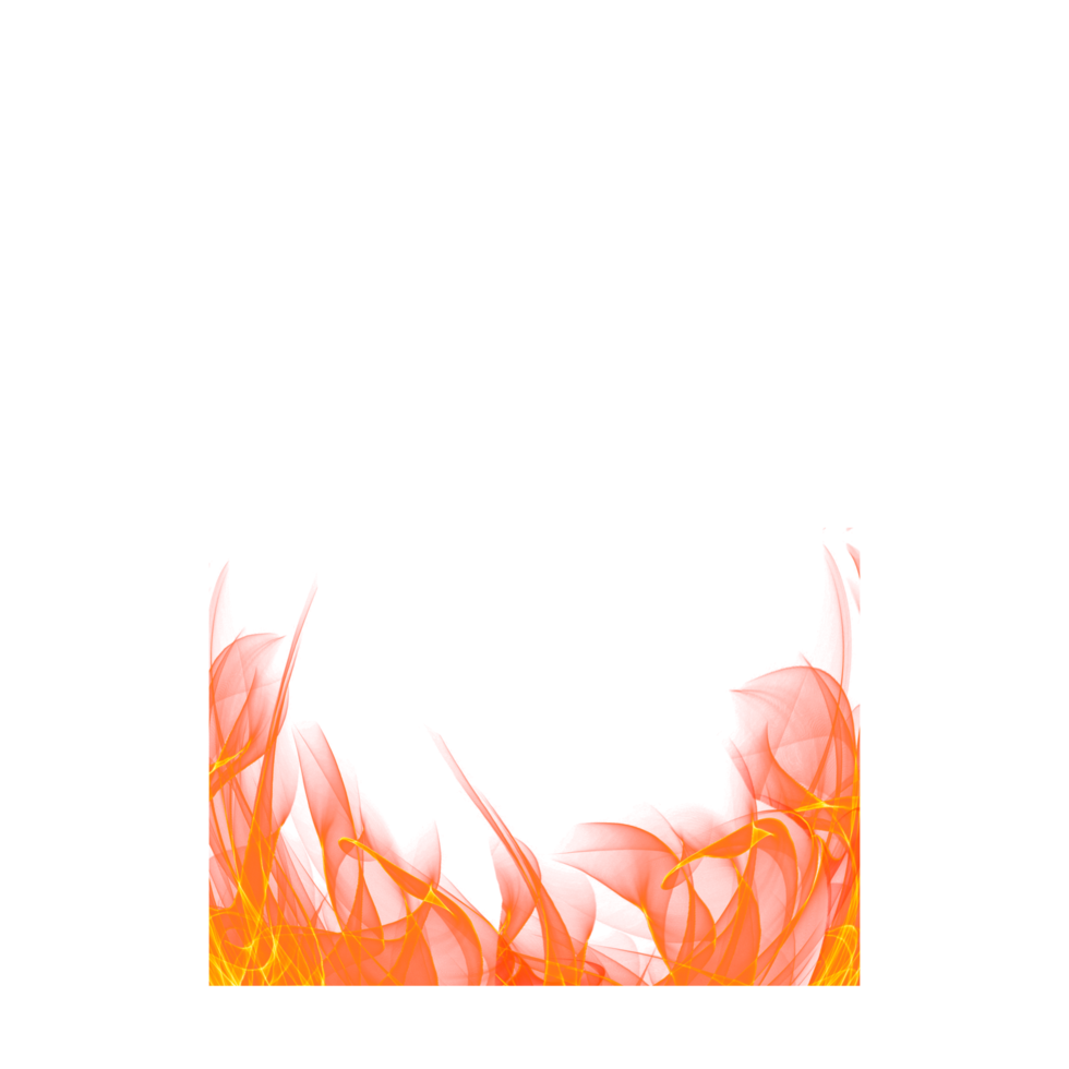 transparent fire flame png