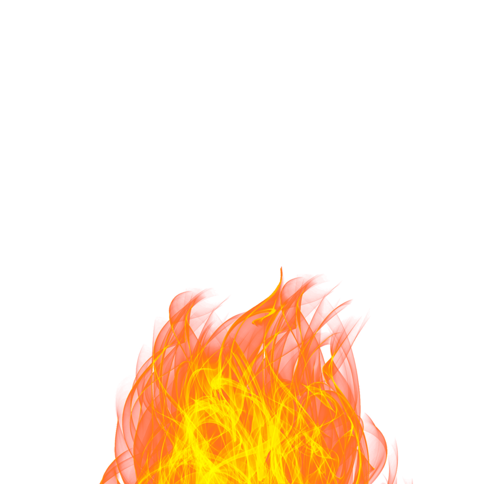 transparent fire flame png