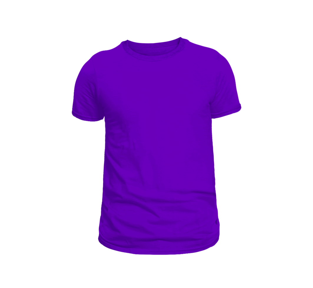 Isolated blank t-shirt for mock up png