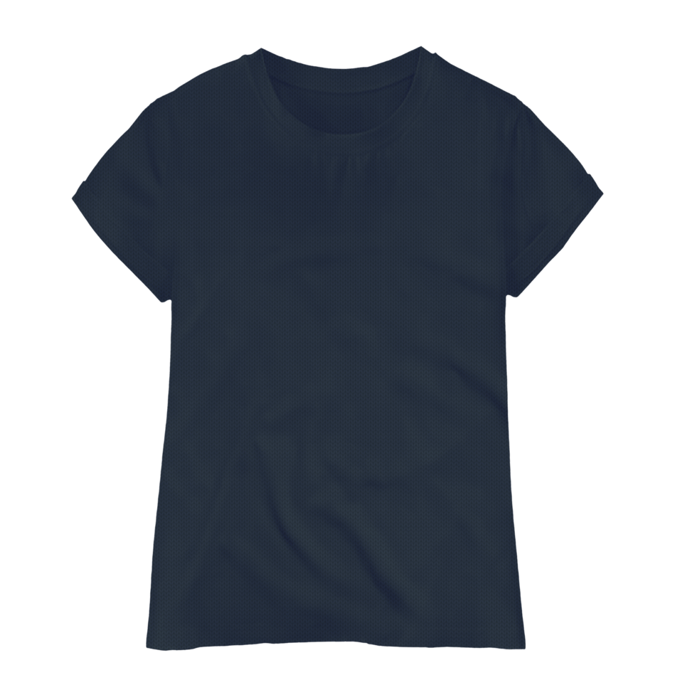 Isolated black t-shirt png