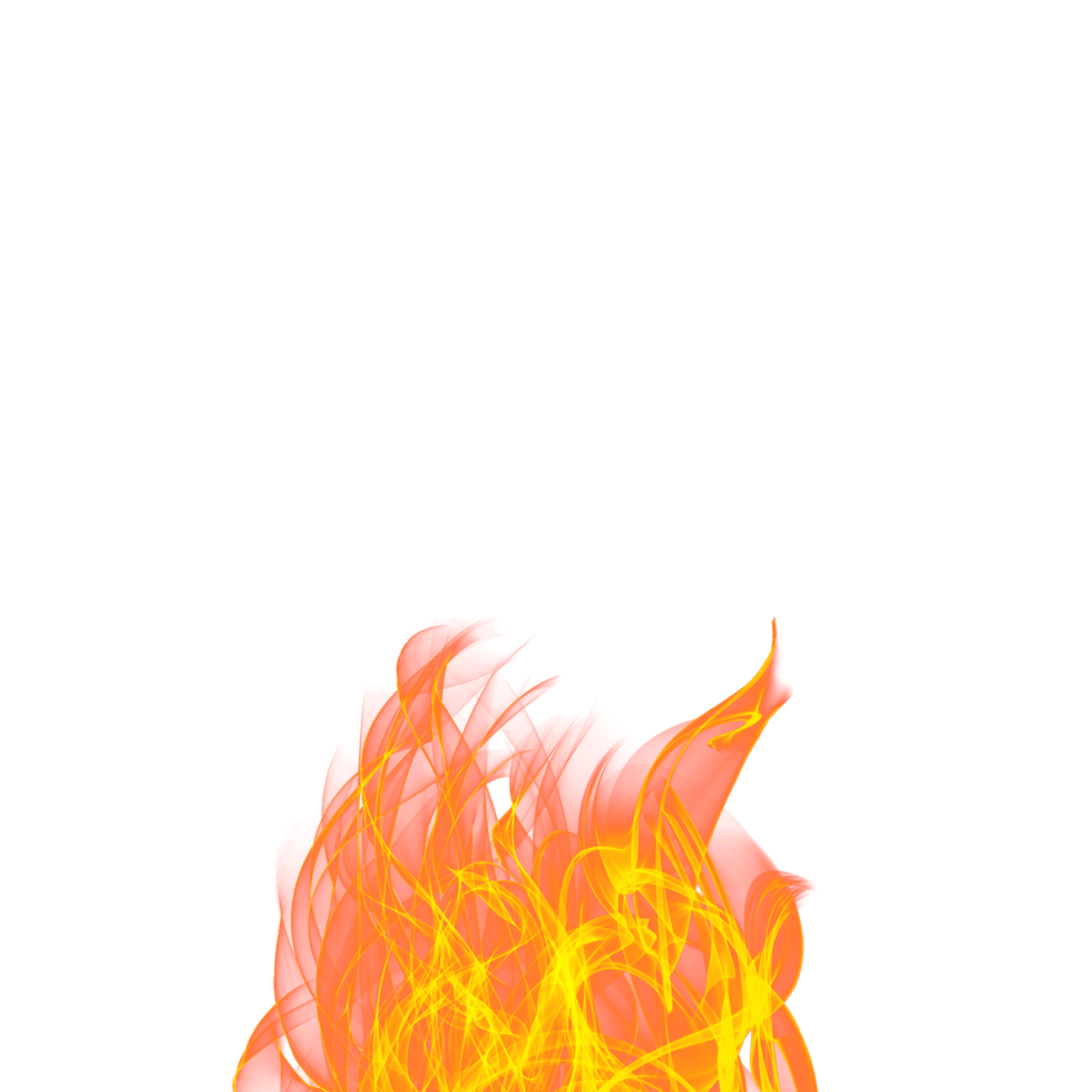transparent fire flame png