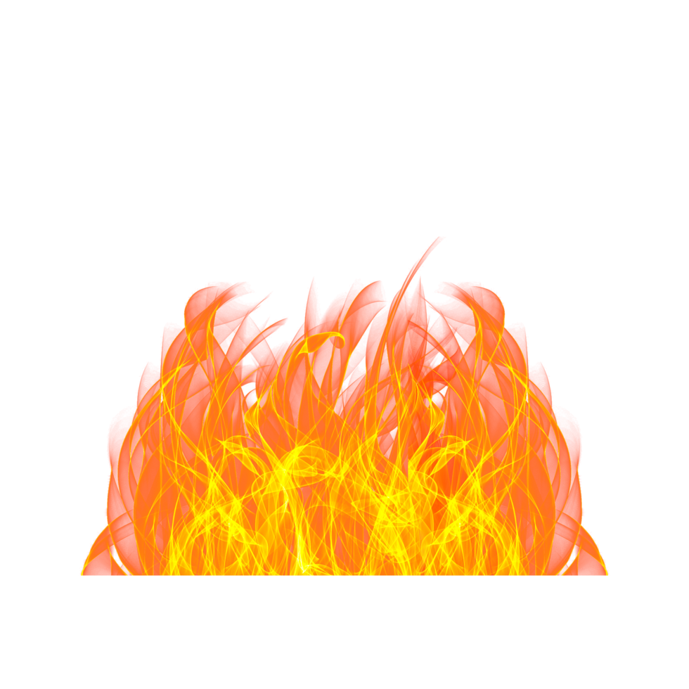 transparent fire flame png