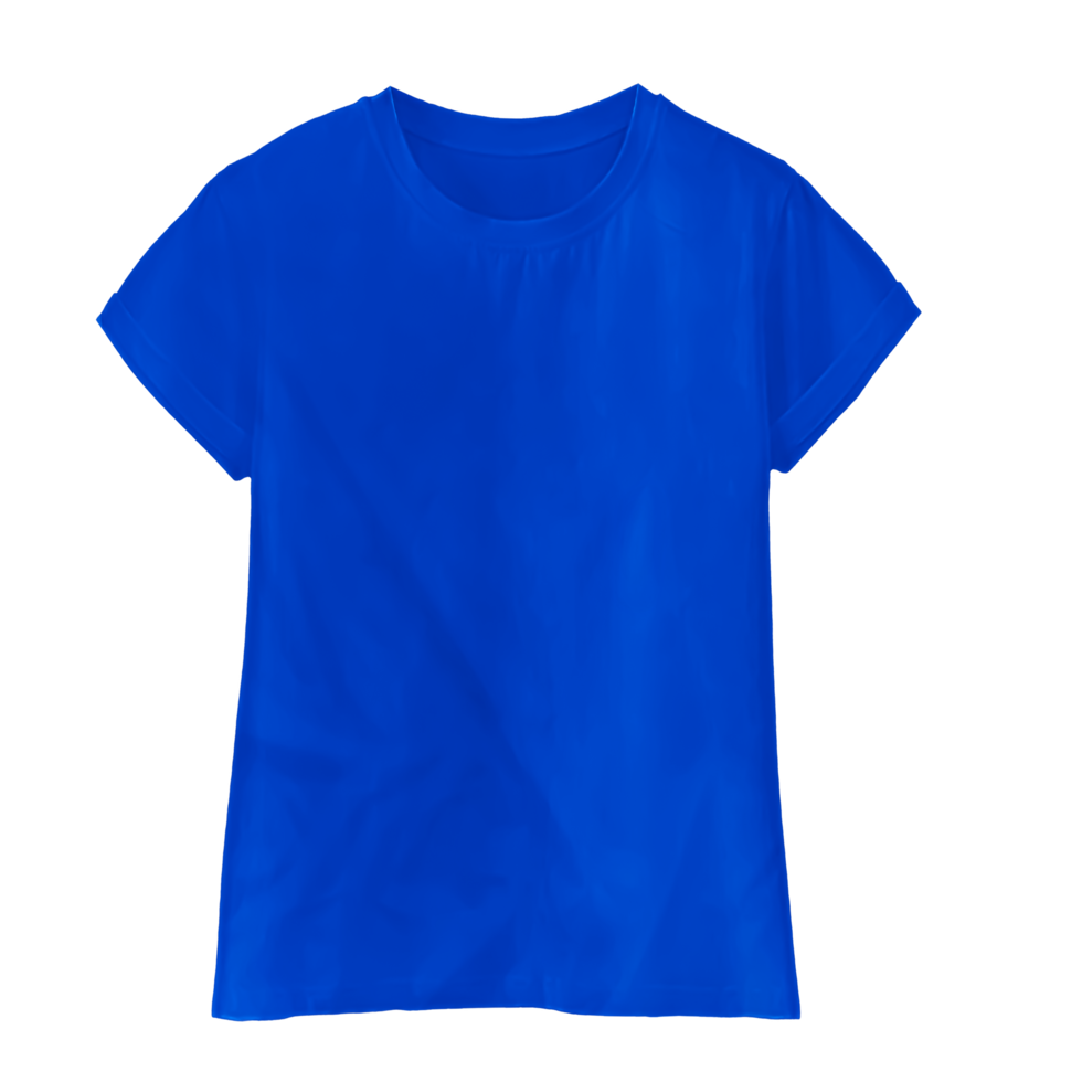 Isolated blue t-shirt png