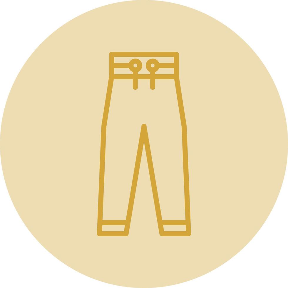 diseño de icono de vector de pantalones