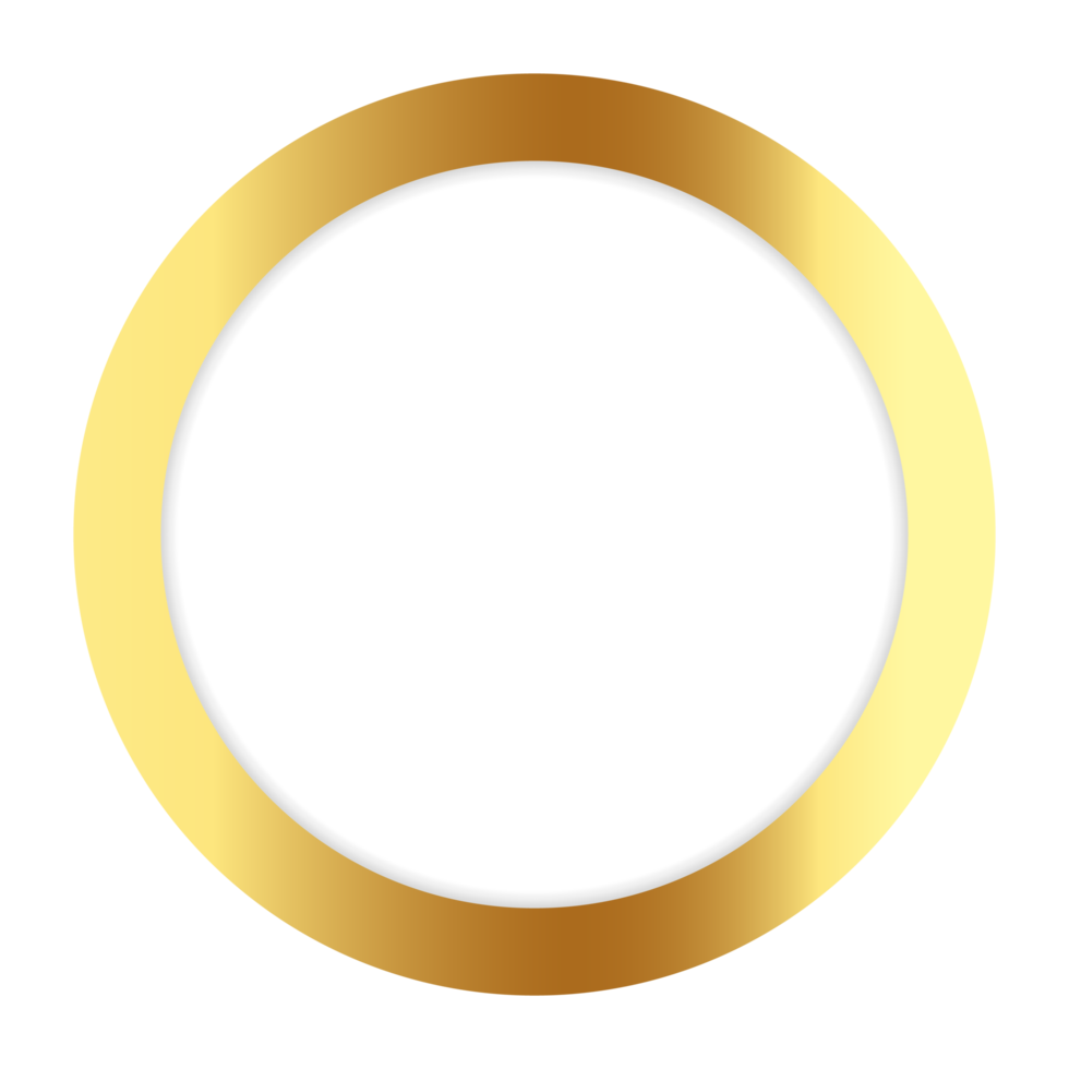 luxury circle frame png