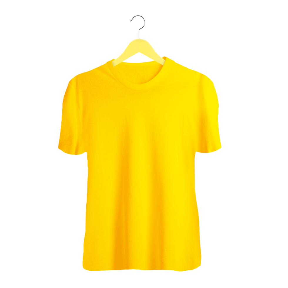 yellow t shirt png