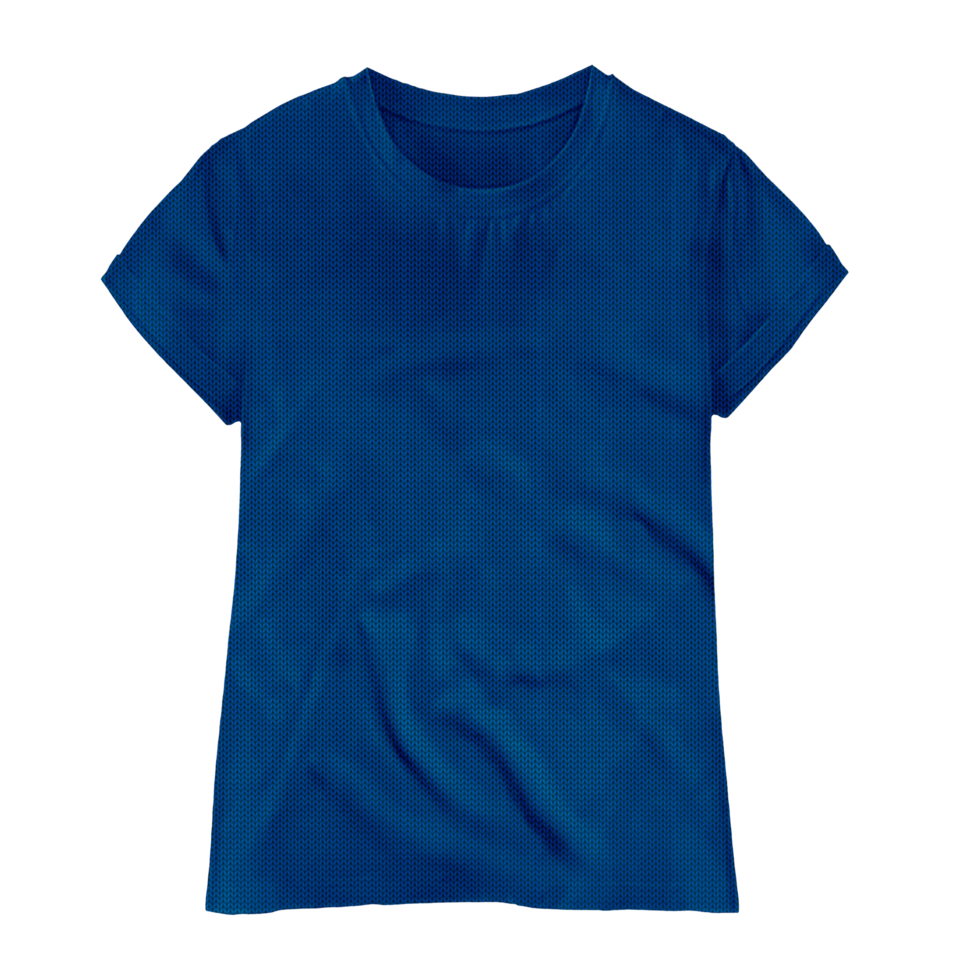 Isolated blue t-shirt png