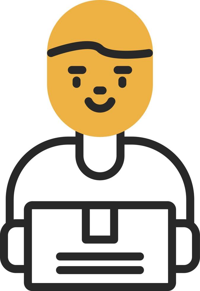 Deliveryman Vector Icon Design