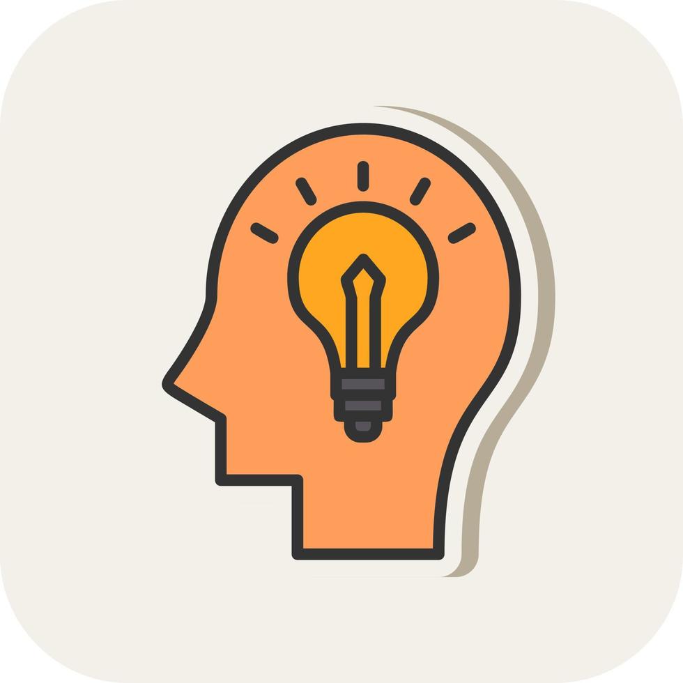 Creative Thinking Vector Icon Design