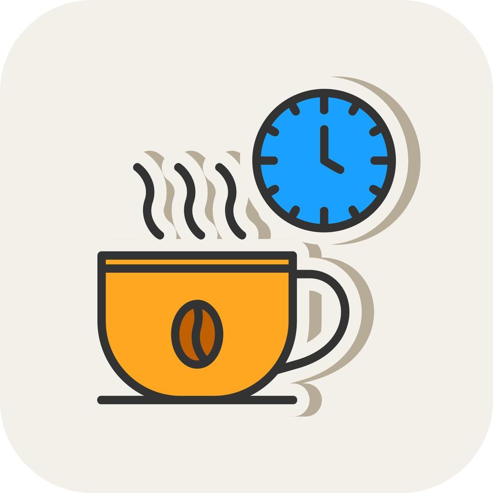 Coffee Break Vector Icon Design