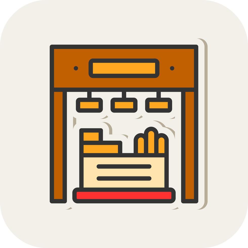 Booth Vector Icon Design