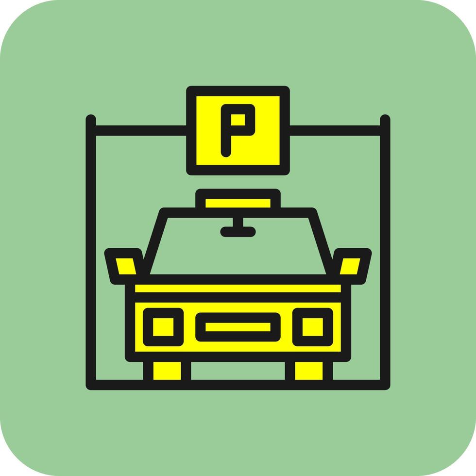 Parking Vector Icon Design