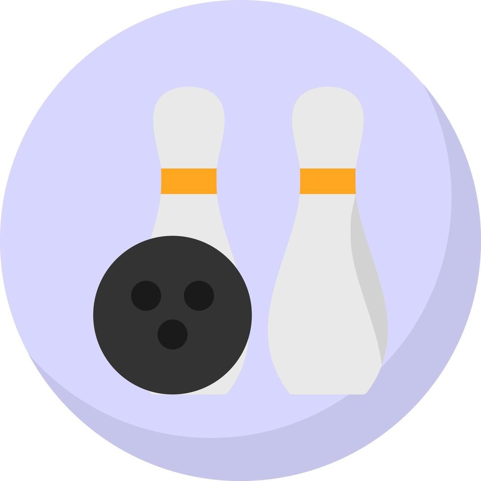 diseño de icono de vector de bolos