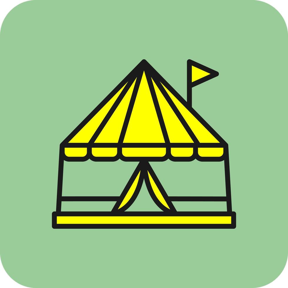 diseño de icono de vector de circo