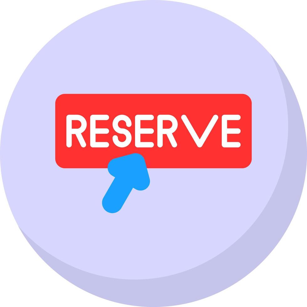 Reservation Vector Icon Design