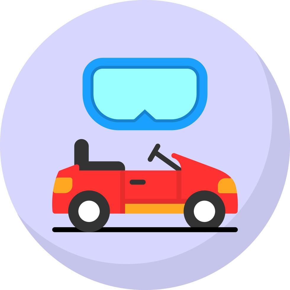 diseño de icono de vector de paseo vr