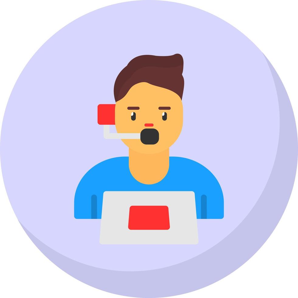 Customer Service Vector Icon Design