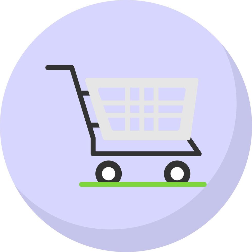 Trolley Vector Icon Design