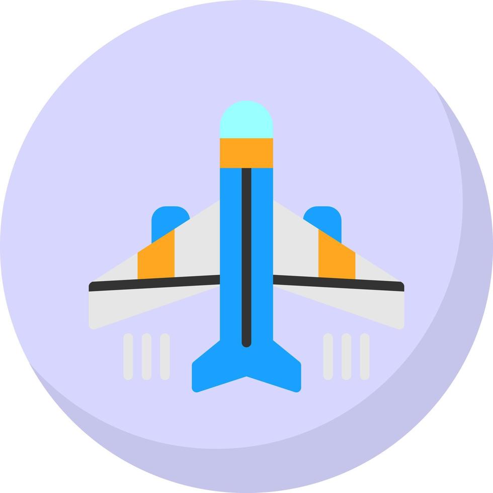 diseño de icono de vector de avión