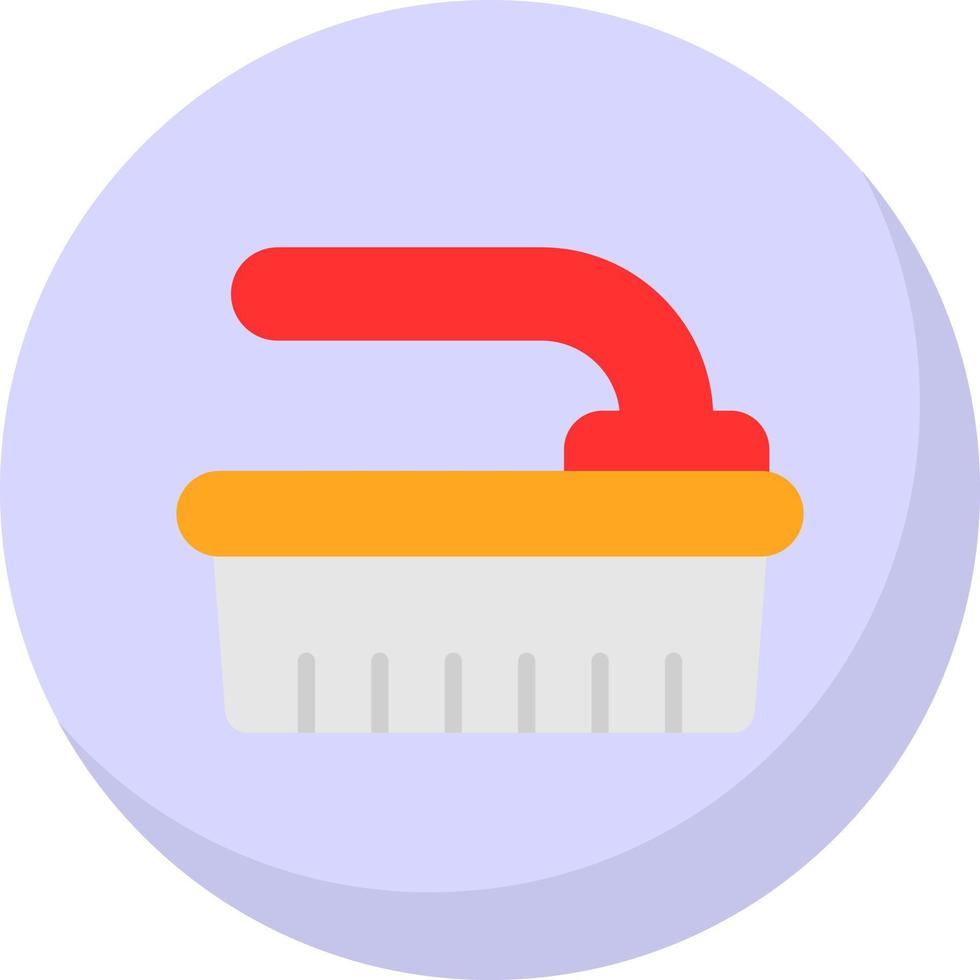 Cleaning Brush Vector Icon Design