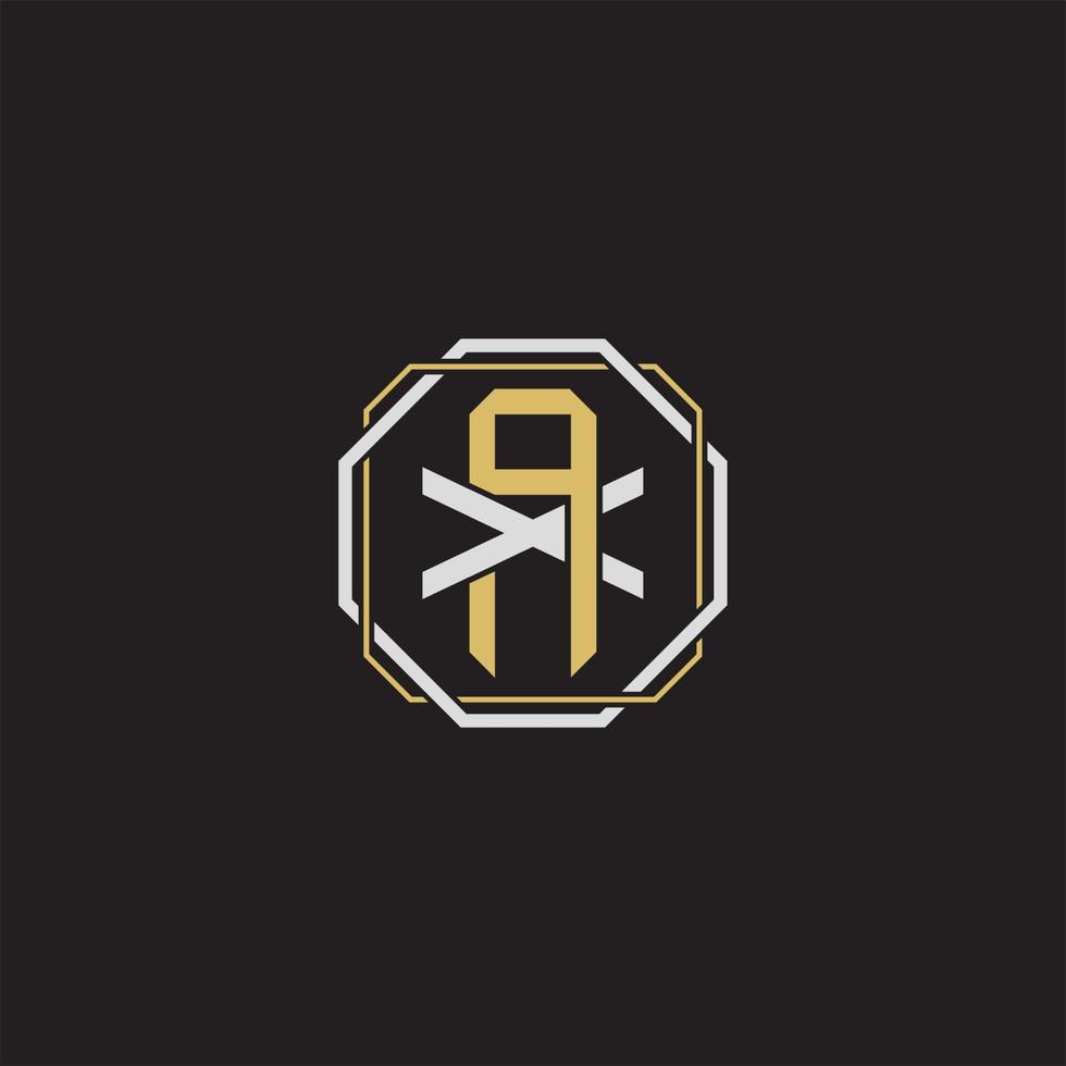 AX Initial letter overlapping interlock logo monogram line art style vector