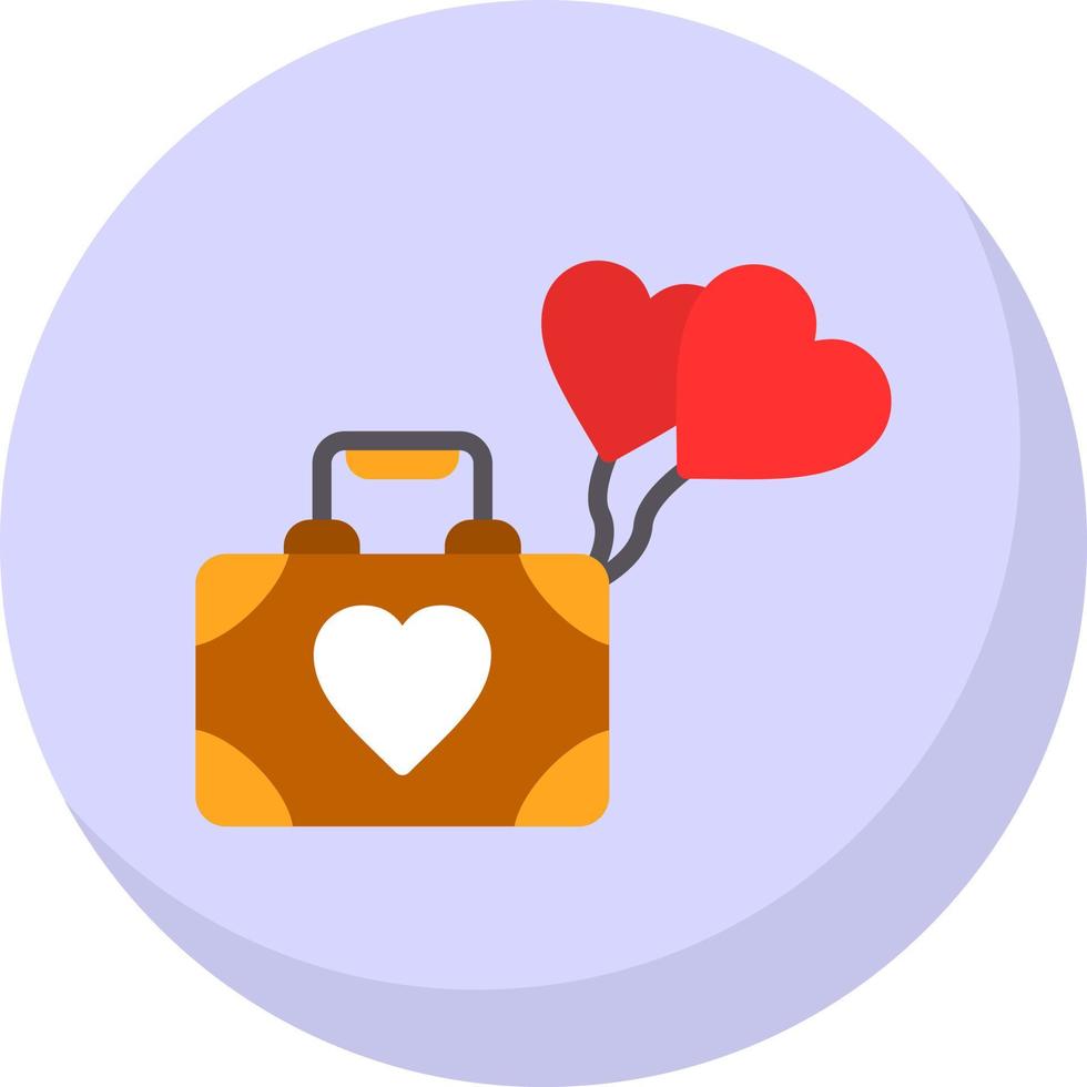 Honeymoon Vector Icon Design