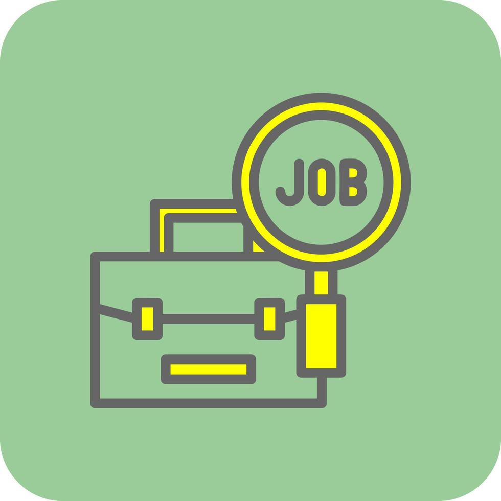 Job Search Vector Icon Design