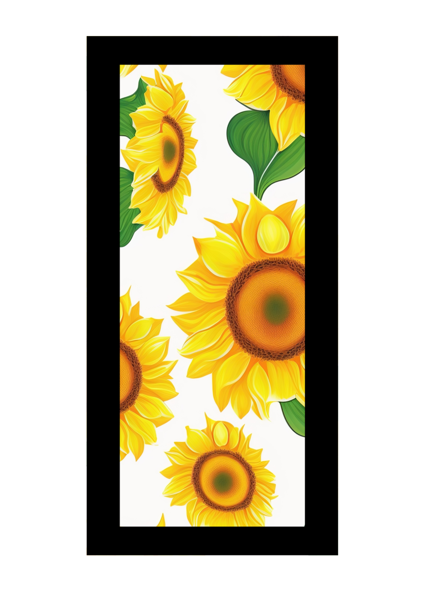 Sunflower Floral Alphabet, Letter U With Yellow Sunflower Pattern 21106610  PNG