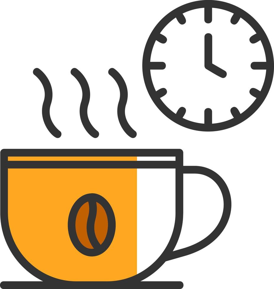 Coffee Break Vector Icon Design