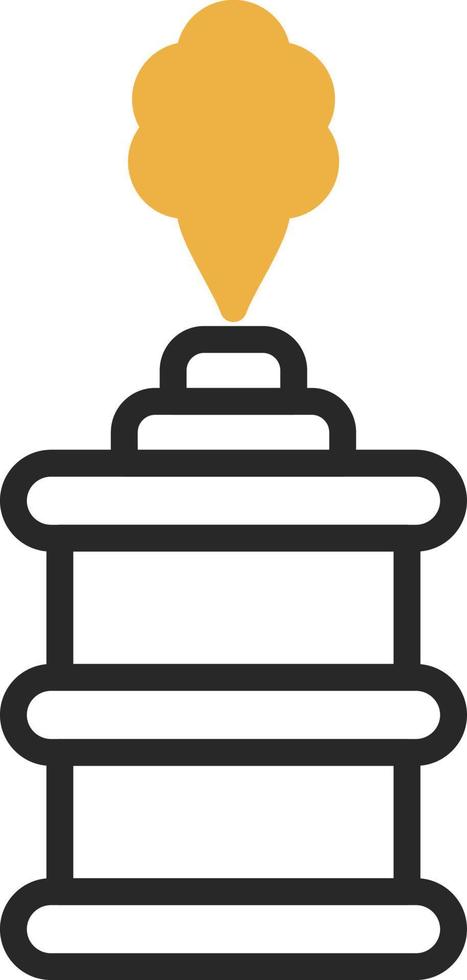 Tear Gas Vector Icon Design