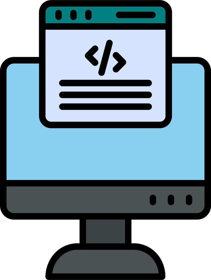 Web Programming Vector Icon