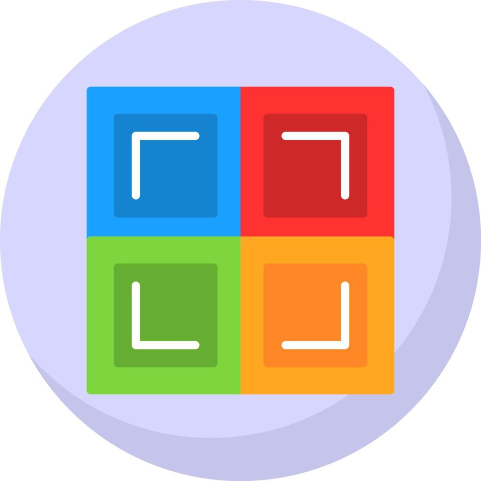 Blocks Vector Icon Design