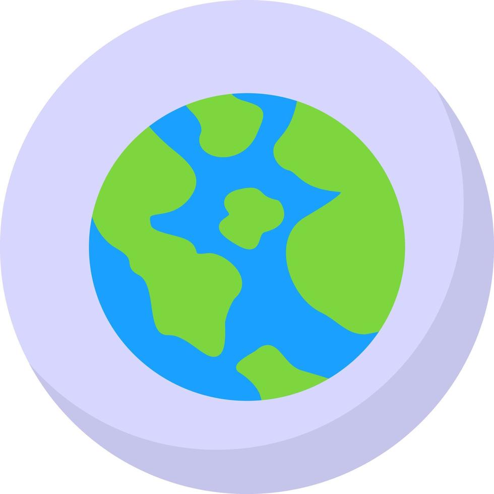 diseño de icono de vector de mundo