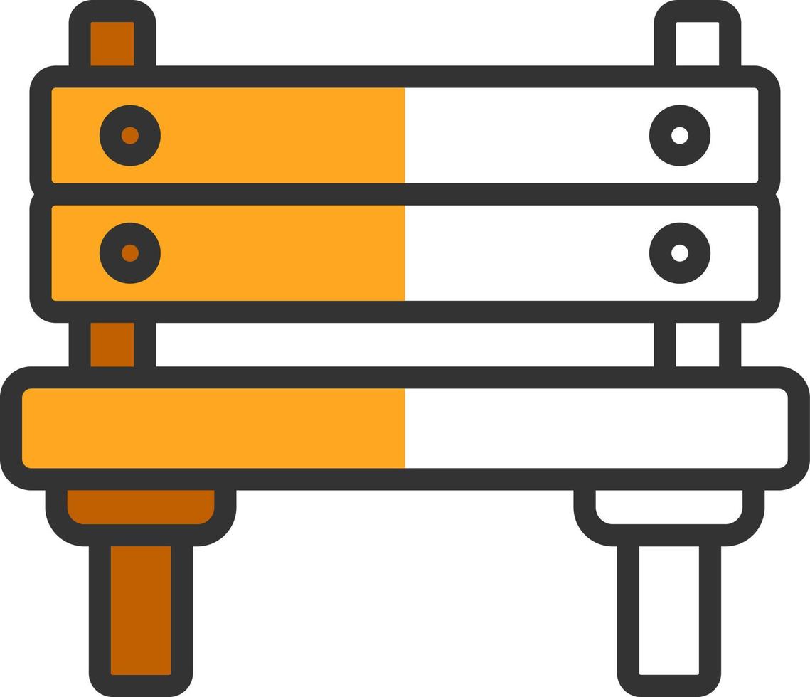 Bench Vector Icon Design