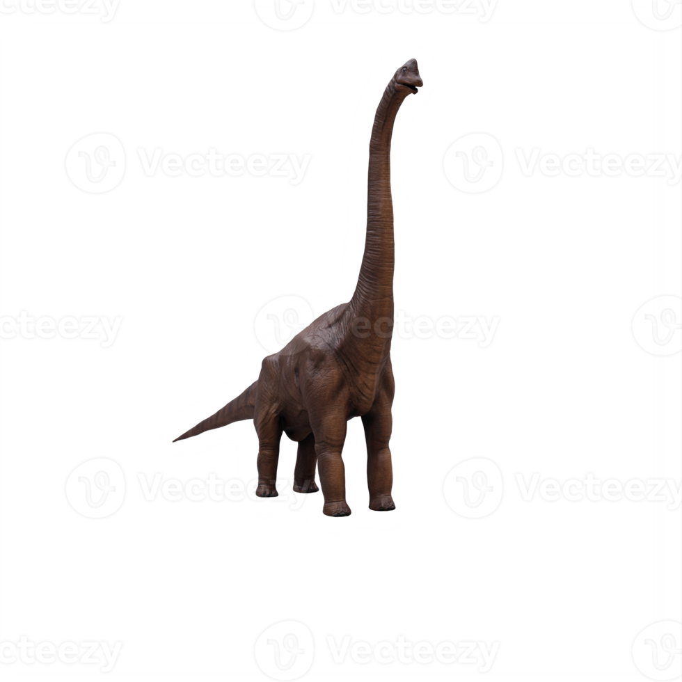 3d brachiosaurus dinosaurio aislado png