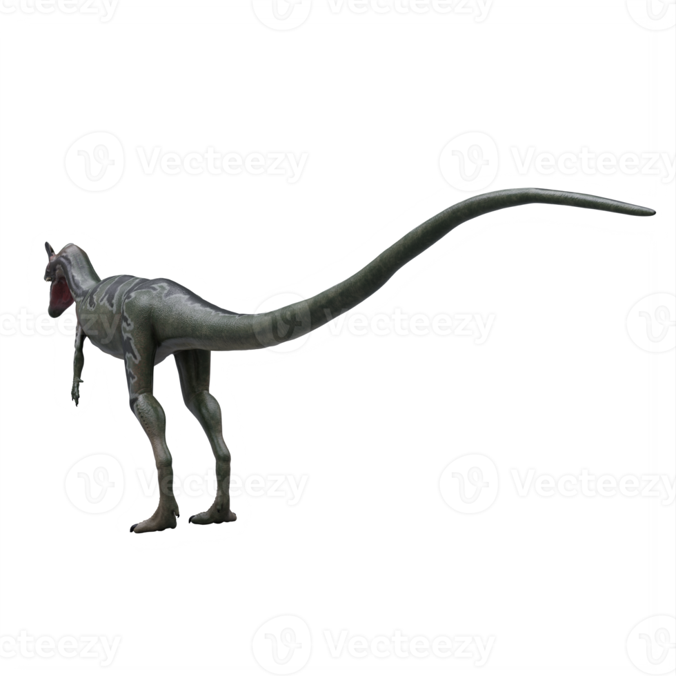 3d dilophosaurus dinosaur isolated png