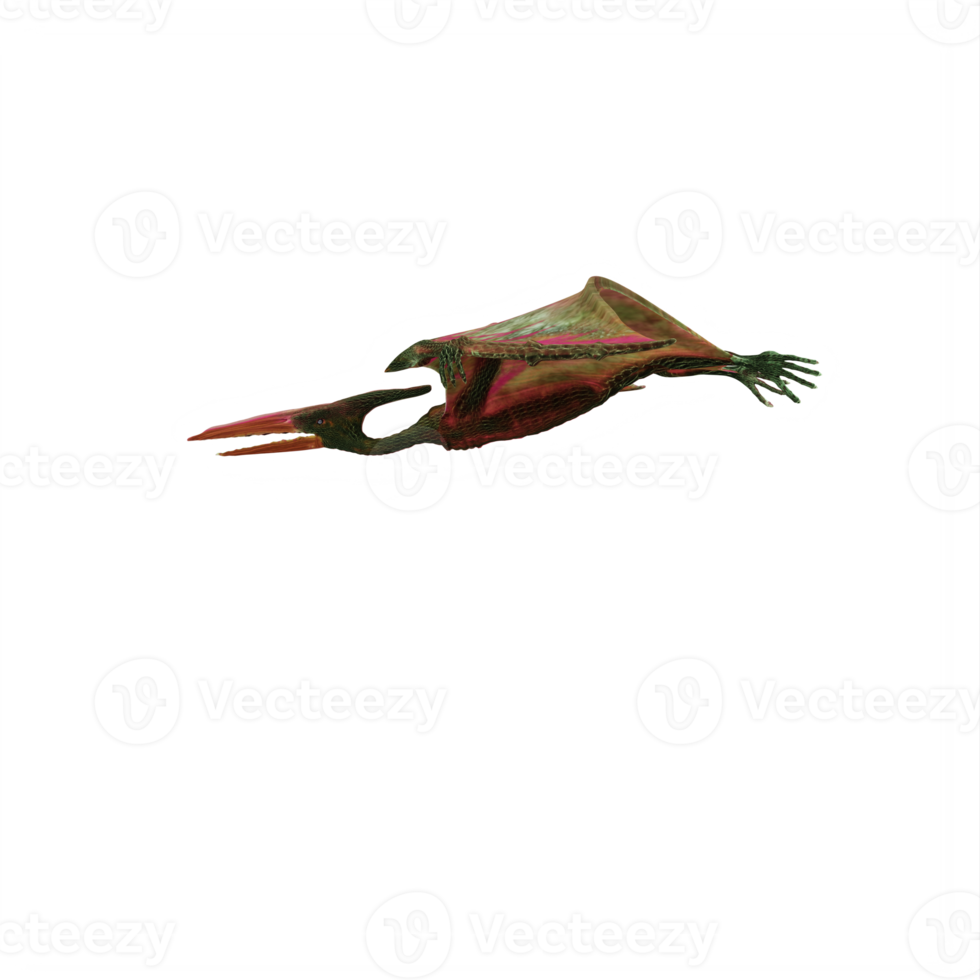 3d Pterodactylus dinosaur png