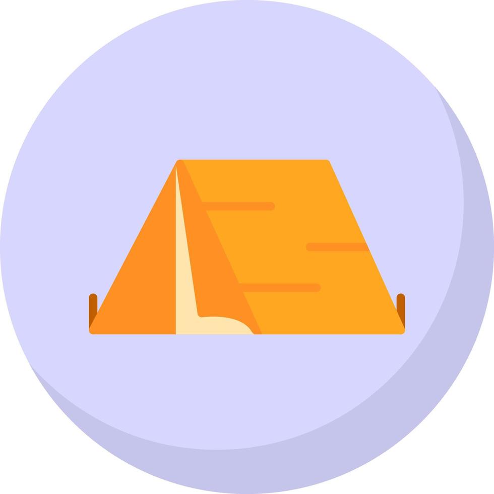 Camping Tent Vector Icon Design