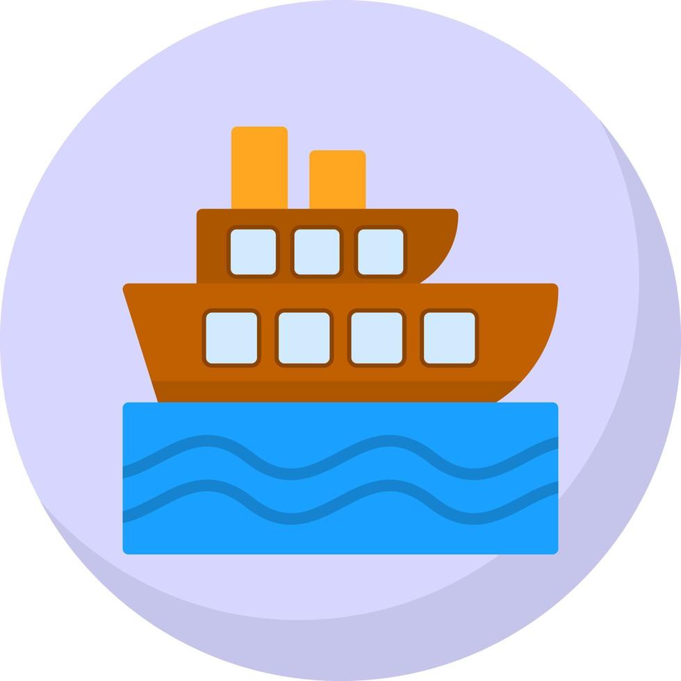 diseño de icono de vector de crucero