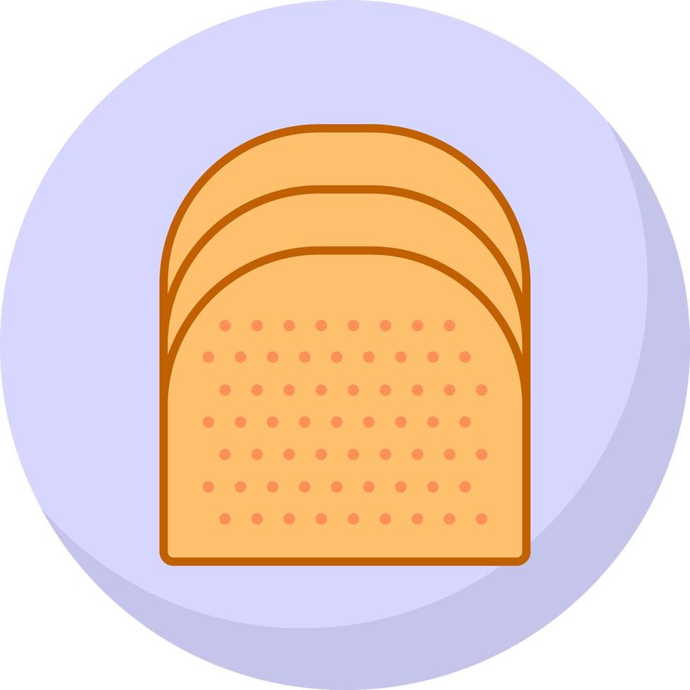 Toast Vector Icon Design