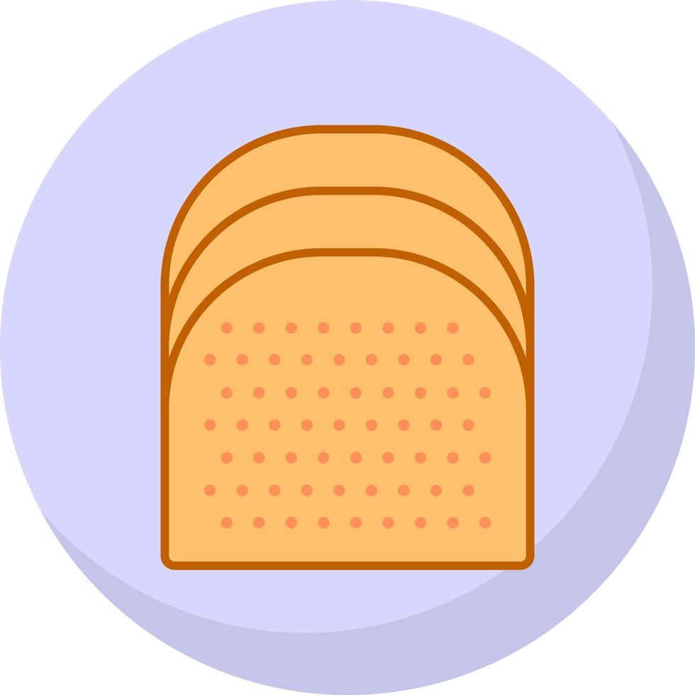 diseño de icono de vector de tostadas