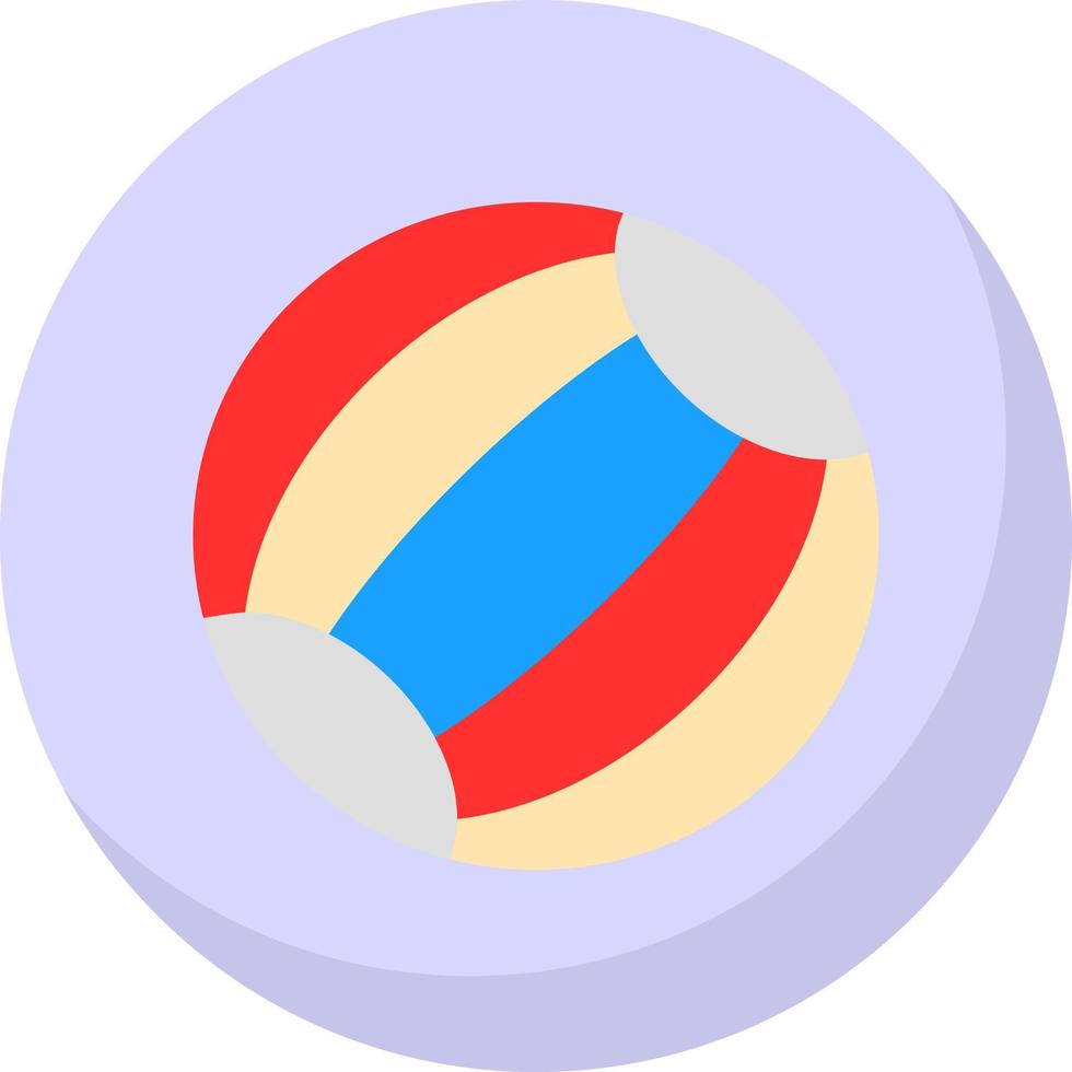 Beach Ball Vector Icon Design