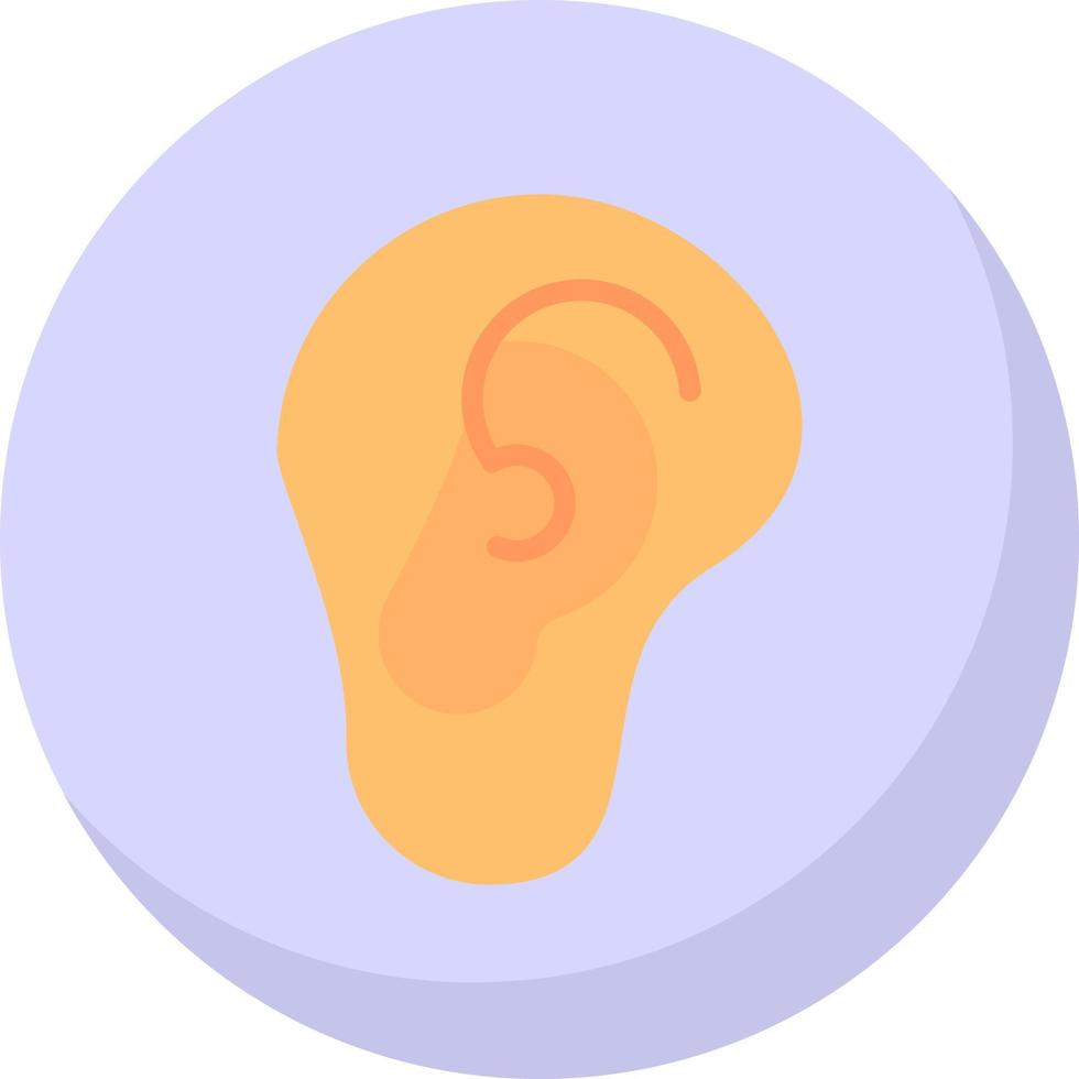 Ear Vector Icon Design